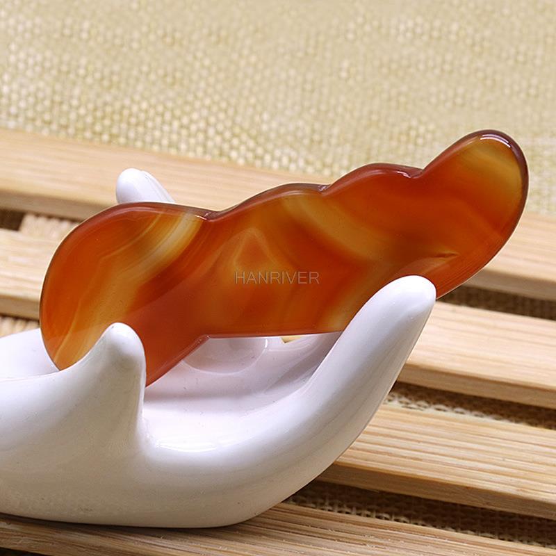 Natural Rose Quartz Jade Guash - Gua Sha Tool Rose Quartz ulasan dan harga