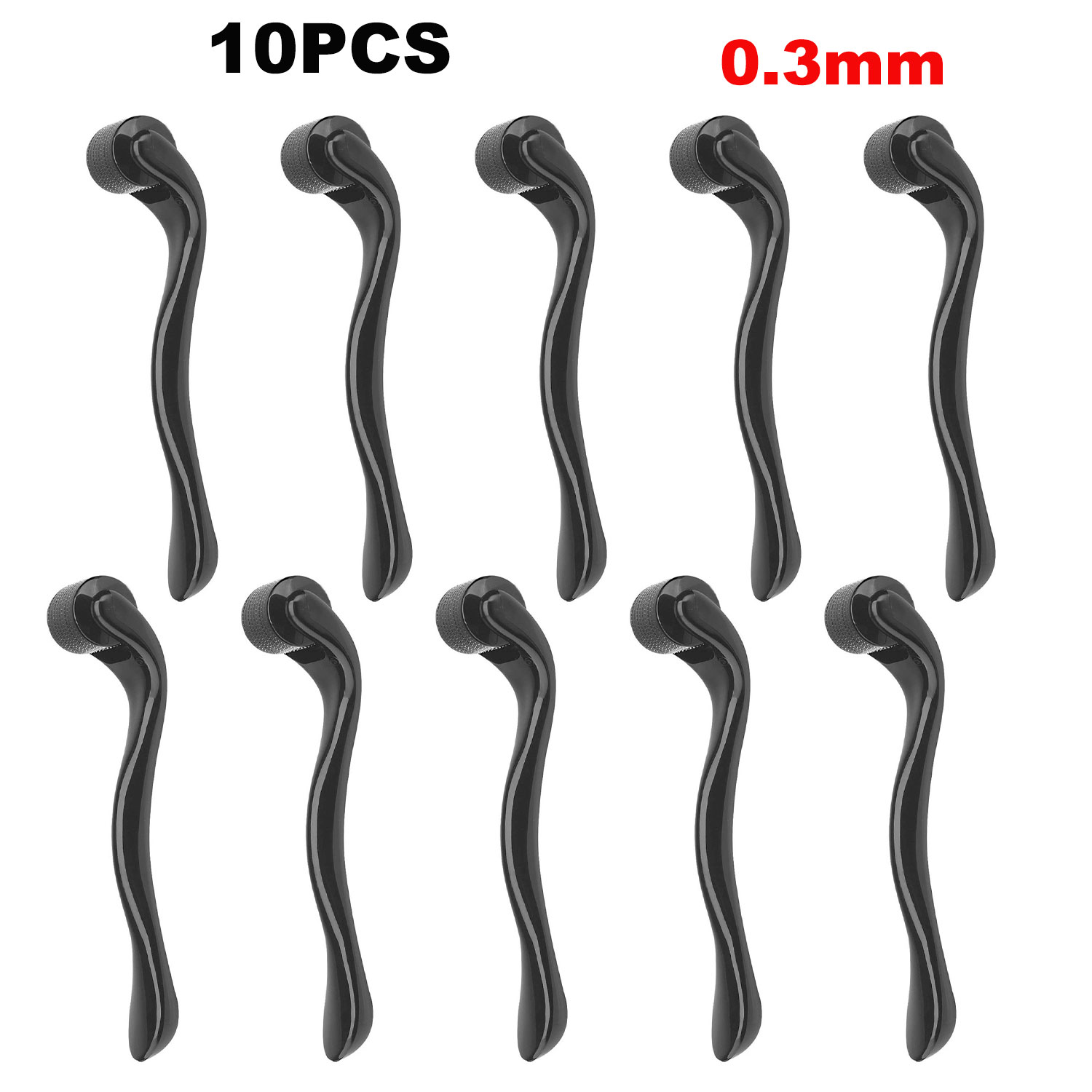 2PCS/5PCS/10PCS Full Black 540 - Derma Roller 0.25 ulasan dan harga