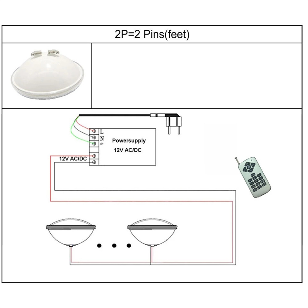 12W PAR56 RGB LED Underwater L - Xy Spa & Wellness George Town ulasan dan harga