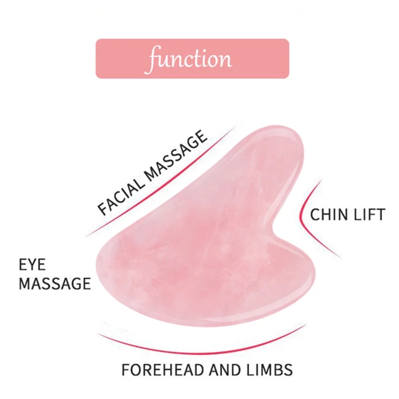 10pcs Natural Jade Gua Sha Set - Gua Sha Tool Rose Quartz ulasan dan harga