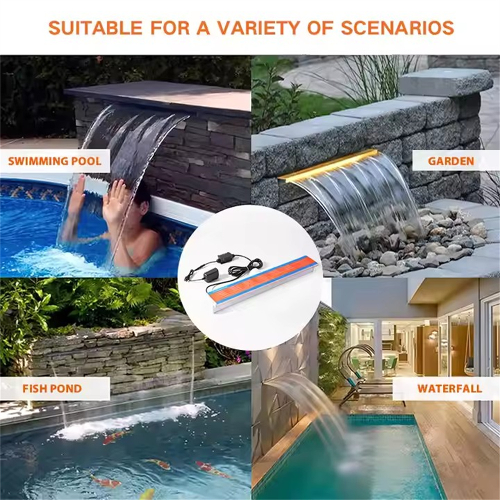 600MM DC12V Underwater Waterfa - Xy Spa & Wellness George Town ulasan dan harga
